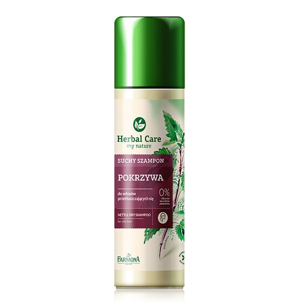 Herbal Care, suchy szampon do włosów przetłuszczających się