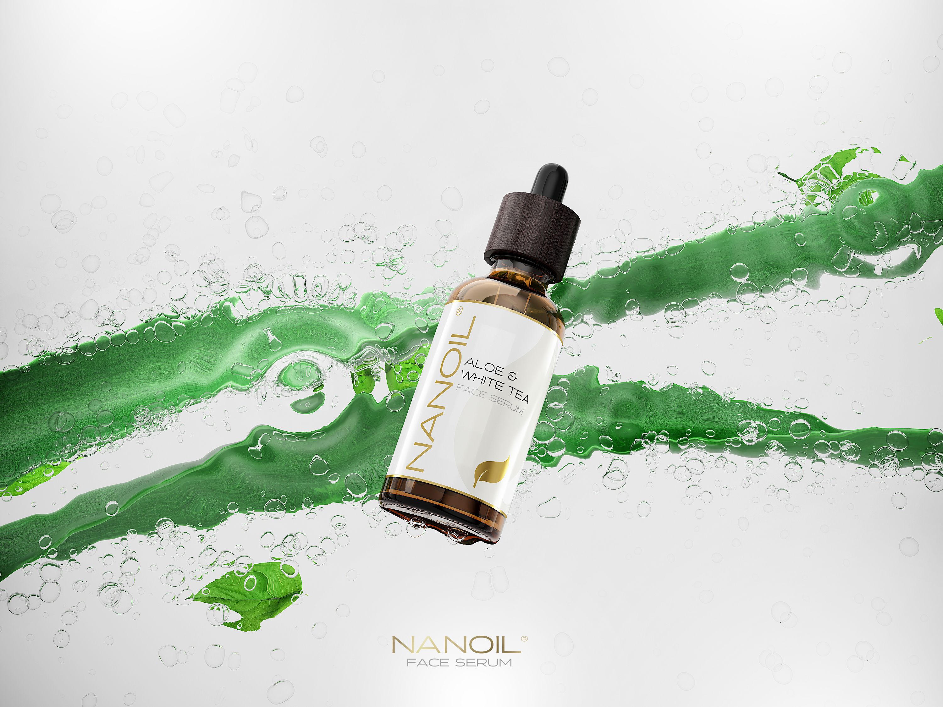 serum do twarzy nanoil aloes&white tea