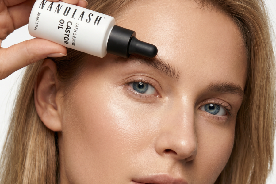 nanolash olejek rycynowy do brwi
